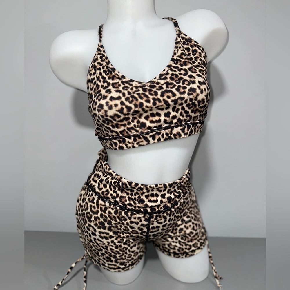 Zyia Scrunchy Bum Shorts and Bra Set